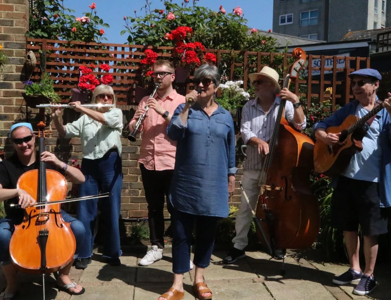Harbour Town playing together outdoors in Portsmouth